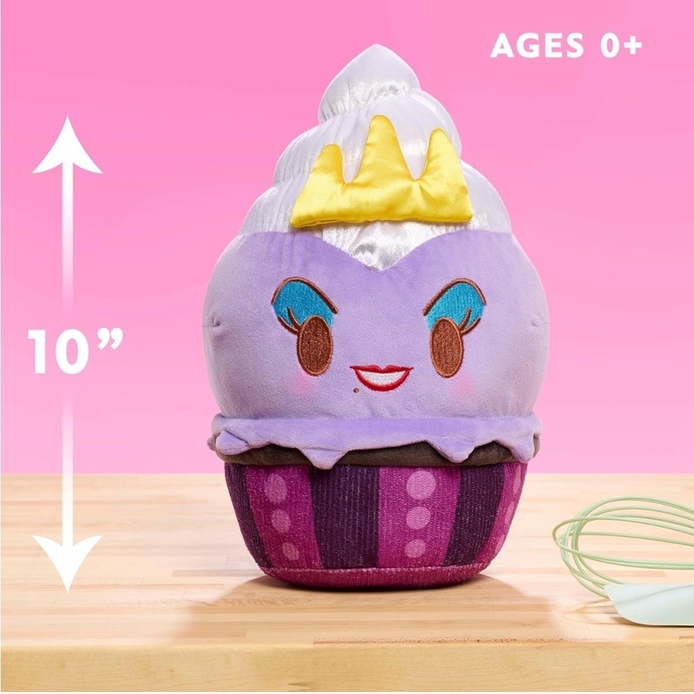 NEW Disney Munchlings Squeeze-A-Munch Lavender scented Ursula 10-inch plush